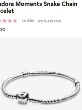 Pandora Moments Snake Chain Bracelet